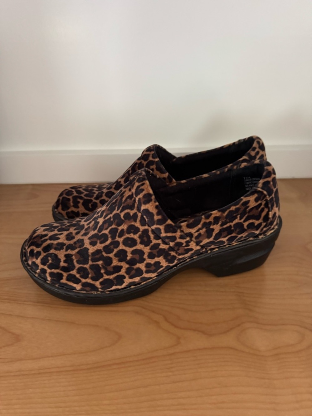 BOC Leopard Print Slip-On Women's Clogs